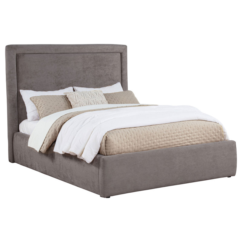 Lit plateforme tapissier Lawson, Champignon, Double