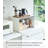 Tower Yamazaki Home Bread Box, Steel Kitchen Counter Storage Food Container Holder, Steel, Handles-48848764