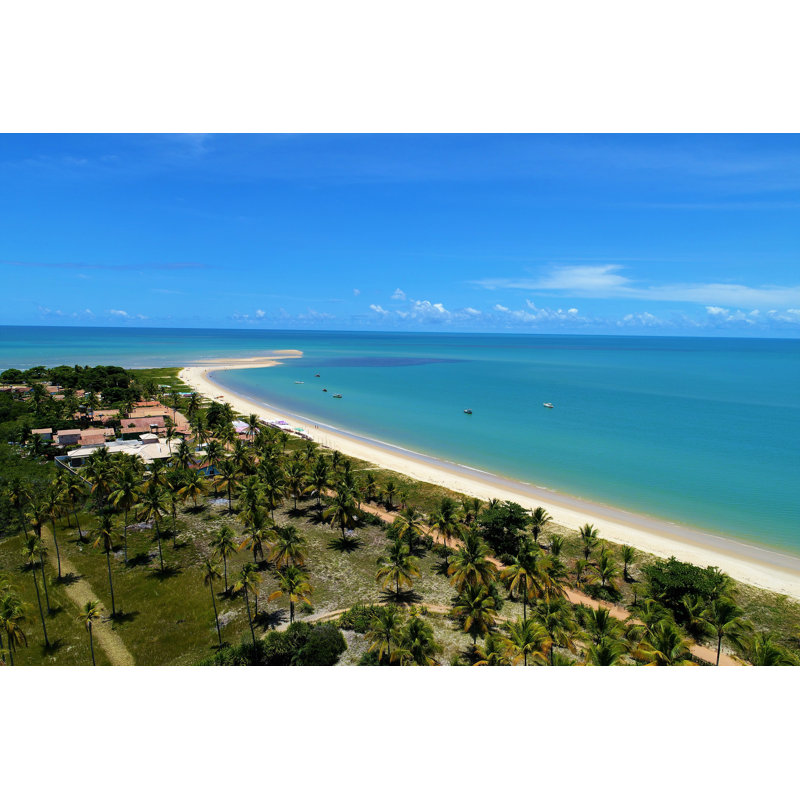 CaraÃ­va Beach - Wrapped Canvas Print, 30cm H x 46cm W x 3.8cm D