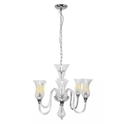 6 - Light Shaded Chandelier