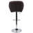 Amon Swivel Upholstered Faux Leather Adjustable Height Counter Stool-1480521316