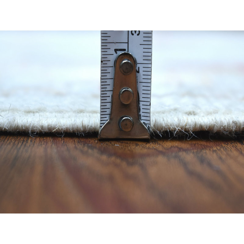 Chanyah One-of-a-Kind 2'10" X 17'3" Runner Wool Area Rug in Gray