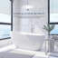 67" X 31.5" Freestanding Tub Acrylic Soaking Bathtub
