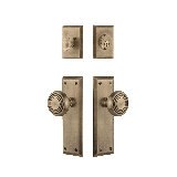 Nostalgic Warehouse New York Entry Set with Deco Knob