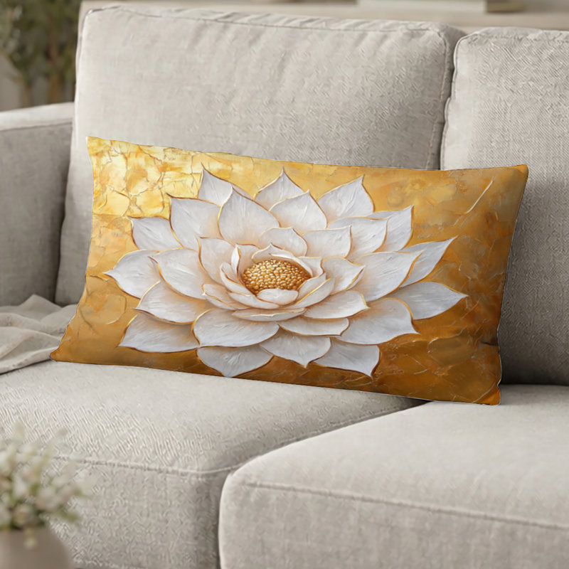 Coussin Golden Dream, H 12 po x l 20 po