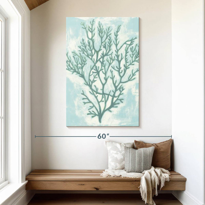 Brampt Living Teal I, 48" H x 32" W