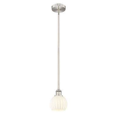 Edison Venetian 1 Light Stem Hung Pendant-616-G1217