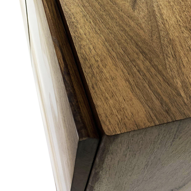 Milon 86.6'' W Solid Wood Credenza