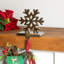 Snowflake Metal Christmas Stocking Holder - 5"
