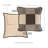 Housse et insert de coussin carré en coton Kettle Grove