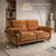  66" Oversized Power Reclining Loveseat with USB-A and USB-C Ports and Dual Footrests, Sienna Brown-761921329-761921332
