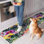 Tapis de couloir de cuisine en coton infroissable à tissage plat