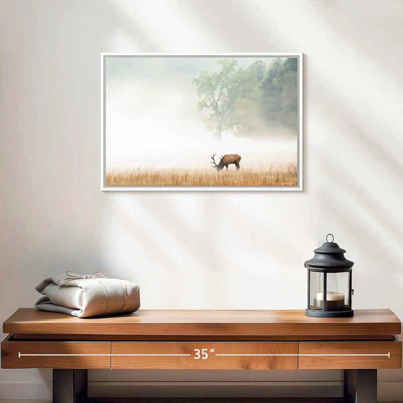 Élan Cataloochee, Cadre flottant blanc, 19 po x 13 po