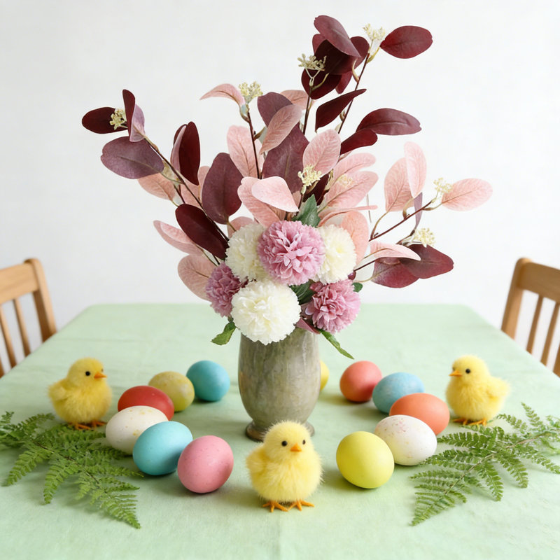 Fleurs de pissenlit artificielles pour la décoration intérieure - Faux fleurs réalistes de 20 po avec de longues tiges, parfaites pour la Saint-Valentin, Pâques et les décorations de mariage