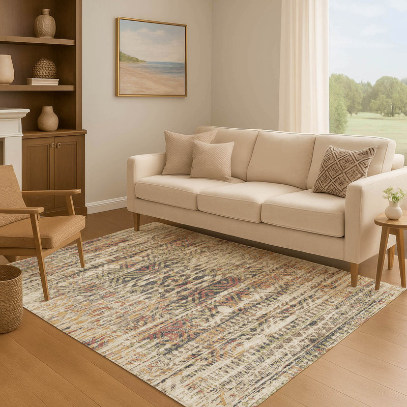 Premium Machine Washable Ansley Moroccan Rug, Rectangle 10' x 14'