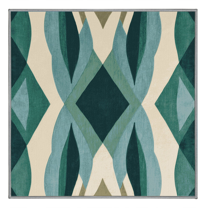 Radiant Eclipse Rug, Square 7'