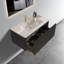 Bathroom Vanity With White Ceramic Sink