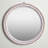 Solid Wood Circle Wall Mirror