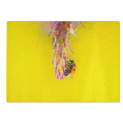 Glass Ladybird Chopping Board