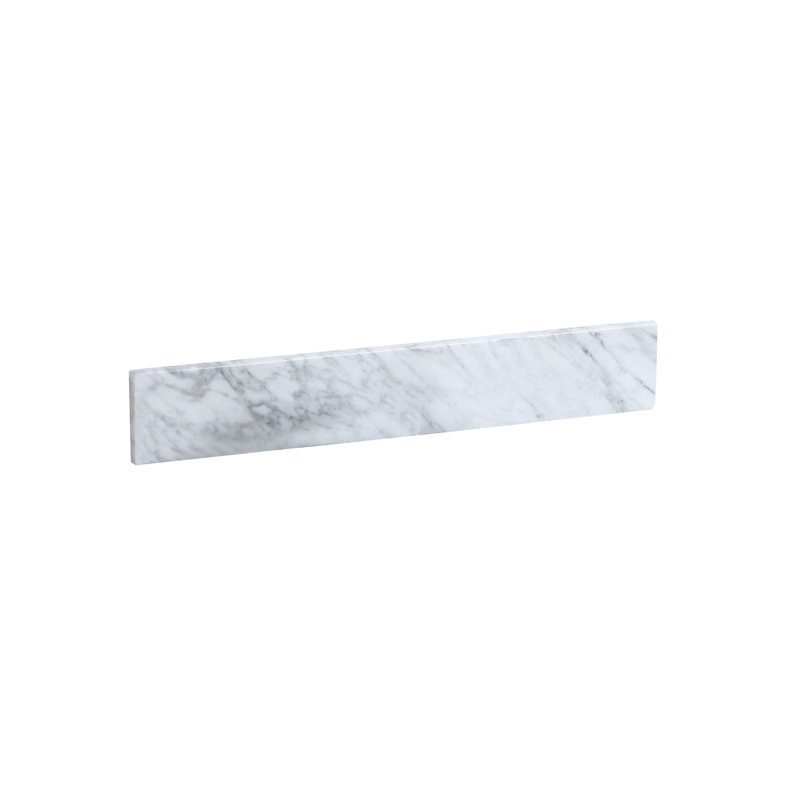 Eringate 24 " Backsplash, Carrara White