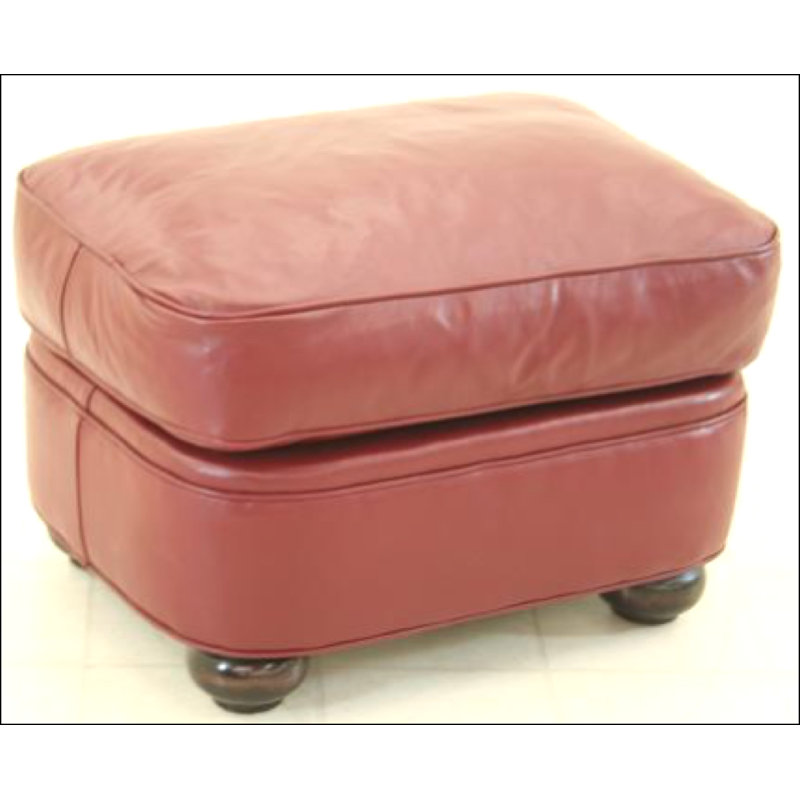 Ottoman, Como Emerald, French Ivory