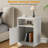 Modern Nightstand With Door & Open Shelf-1283928993