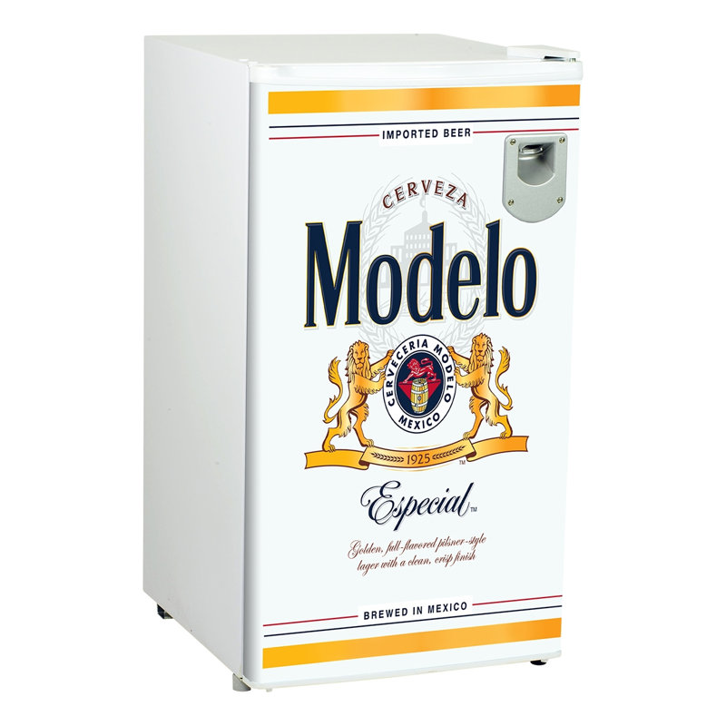 Réfrigérateur compact avec ouvre-bouteille Modelo, 90 pi (3,2 pi cu), blanc