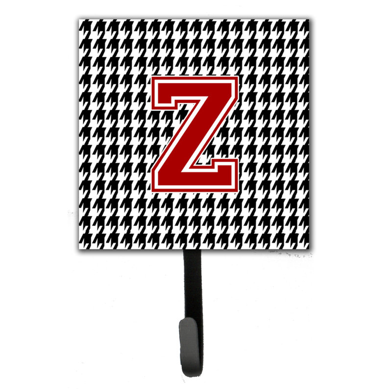 Porte-laisse houndstooth et crochet mural, Z