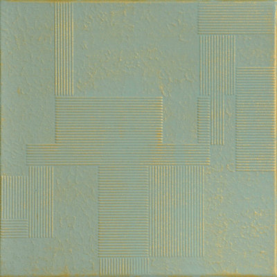 Vectors 1.6 ft. x 1.6 ft. Polystyrene Glue-up Ceiling Tile