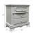 Grey 3-Drawer Nightstand