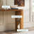 Aaric Modern Easy Assembly Oak Veneer 48" Console Table with Column Legs and Storage-1497175456