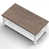 Plateau brun / structure blanche est en rupture de stock