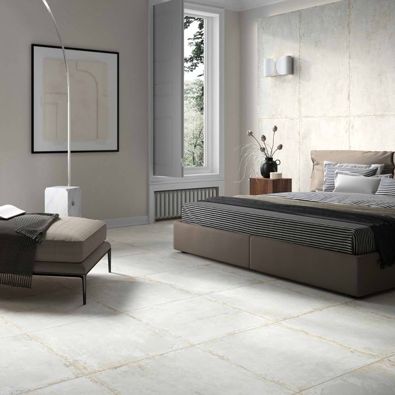 Portrait 24x24 Matte Porcelain Tile, Ivory