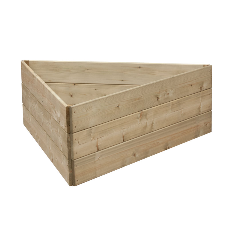 Arden Triangular Raised Bed - 120cm each side, Height 45cm