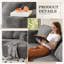 Canapé modulaire en forme de U Boneless, canapé modulaire en L avec siège profond pour chambre à coucher-444987829