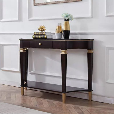American-style minimalist luxury entrance table