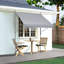 Auvent de terrasse 47 po avec auvent rétractable-105698203