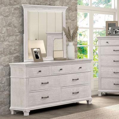 Commode 7 tiroirs avec miroir DUCAN