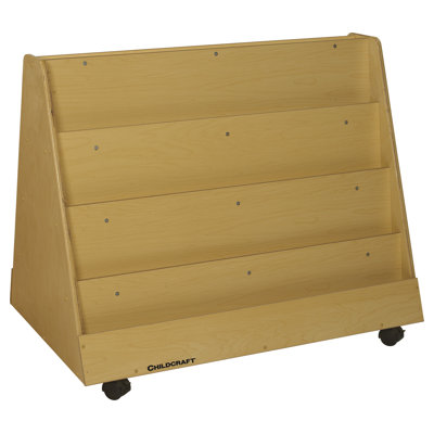8 Compartment Manufactured Wood Book Display