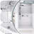 44-48" W X 76" H Frameless Single Sliding Shower Door, 5/16" (8Mm) Clear Tempered Glass, Premium Stainless Steel Hardware,Brushed Nickel-123984810