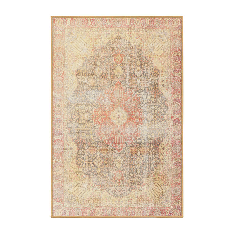 Tapis oriental beige / brun / rouge, Rectangle 8 pi x 12 pi