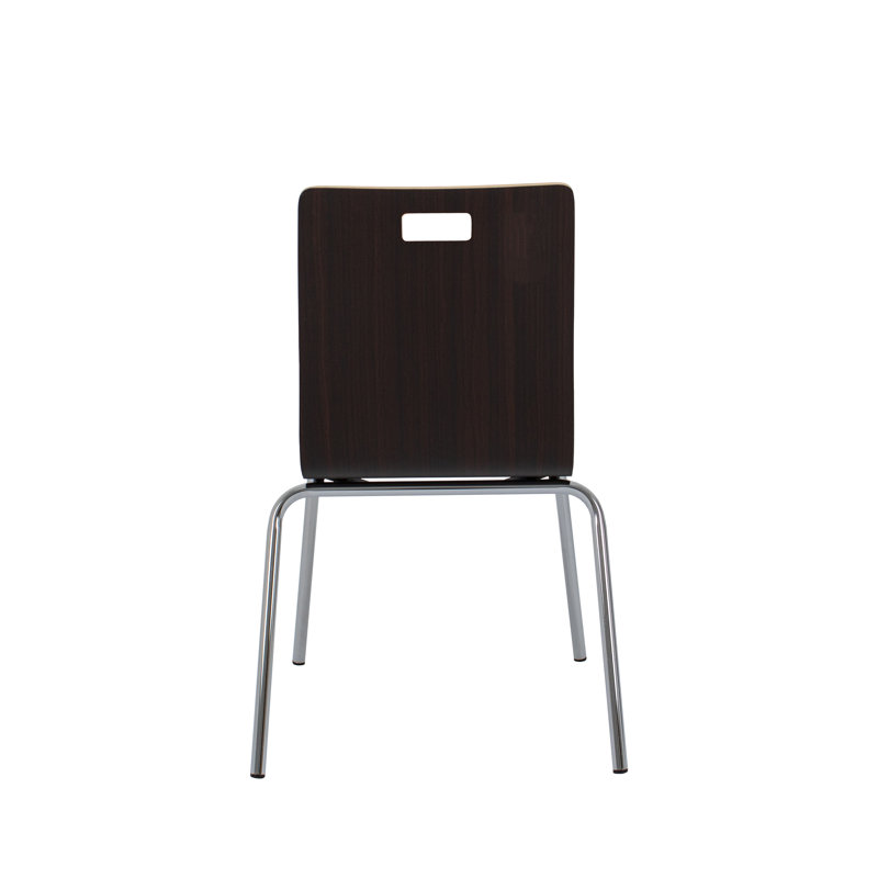 Chaise empilable Alexis, paquet de 4, Brun