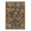 Rug & Kilim’S Distressed Rug In Brown And Green Floral Patterns