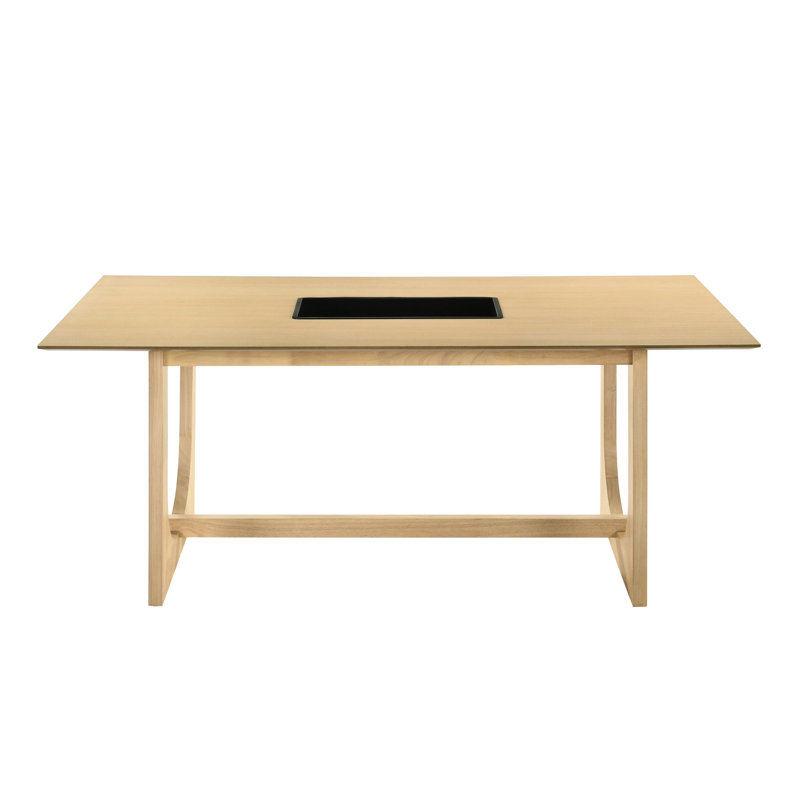 Table de salle à manger rectangulaire à finition naturelle Natural