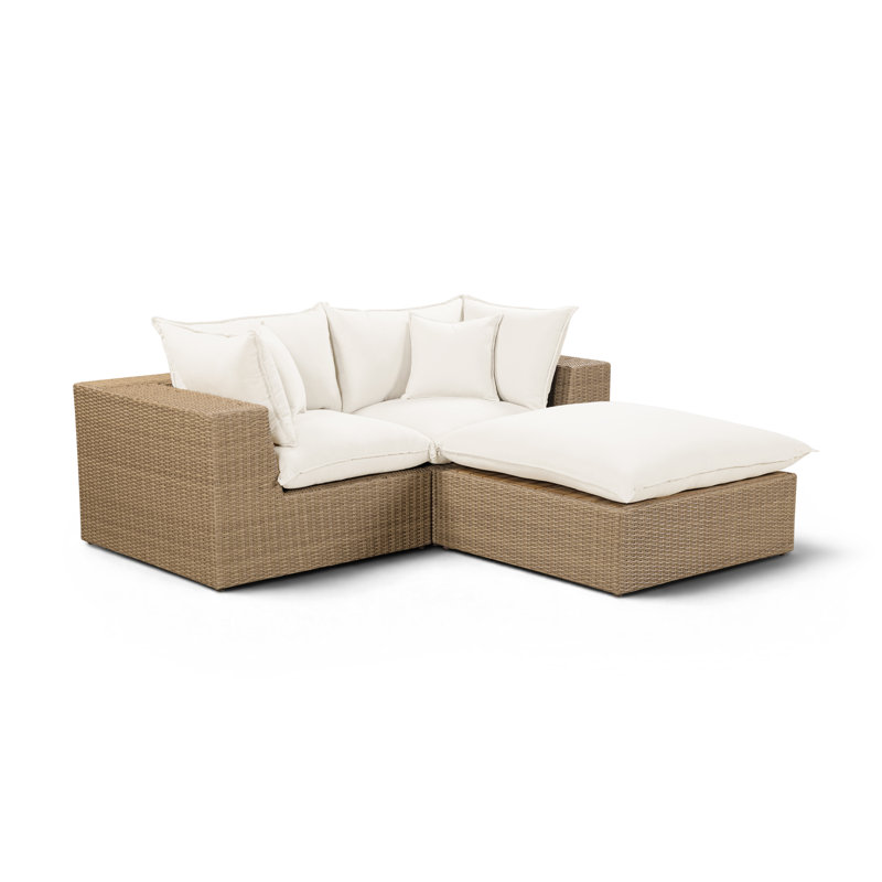 Petit modulaire d'extérieur en tissu Cali Natural Performance
