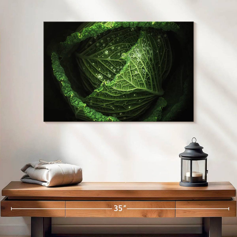 Yarlin Cabbage, 20" H x 30" W