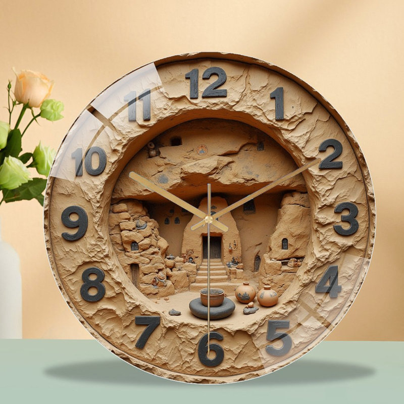 Horloge murale en pierre 12 po