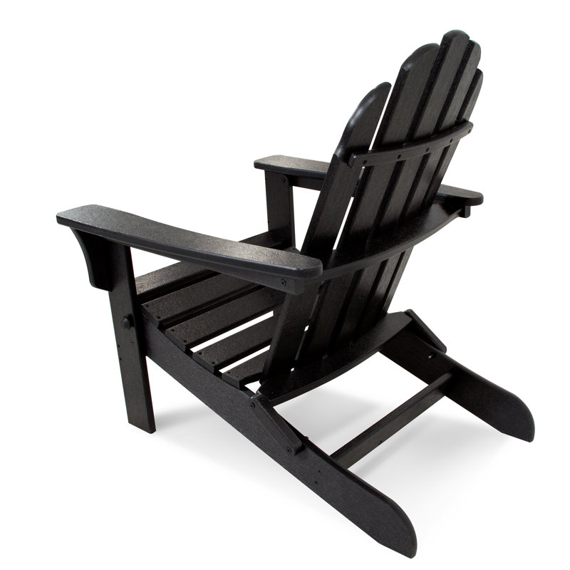 Adirondack pliant POLYWOOD Cape Cod, Noir
