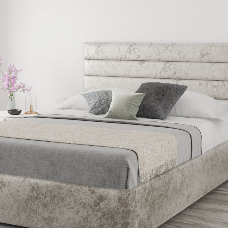 Platt Upholstered Headboard, Single (3'), Velvet Pearl