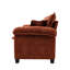 Causeuse 74,41 po en chenille moderne avec ports USB, rangement latéral et coussins décoratifs-1791867852